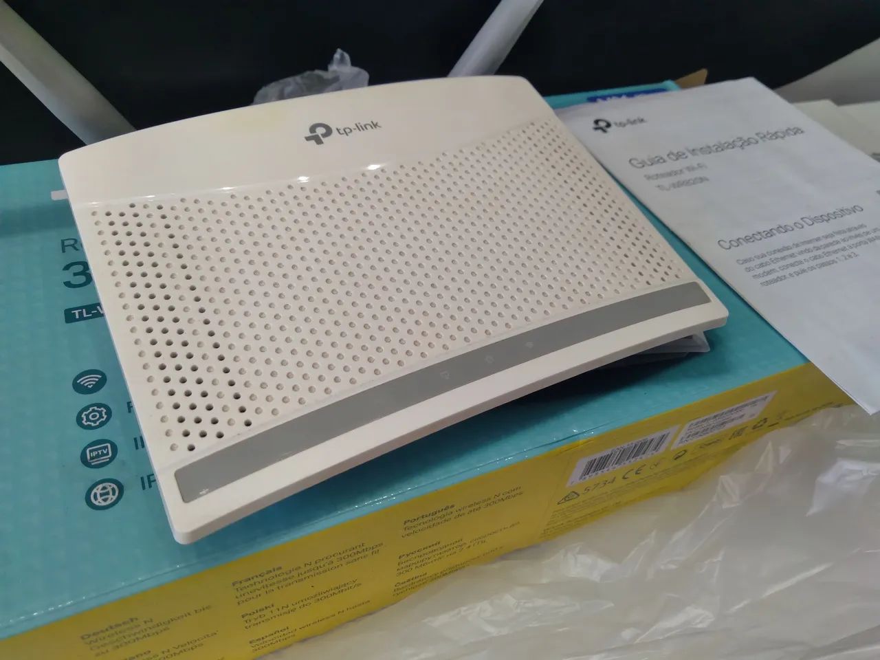 Roteador TP-Link TL-WR820N  110/220V  - Foto 4