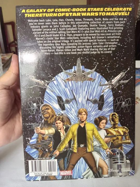 Artbook Star Wars com artes das capas da Marvel! - Foto 3