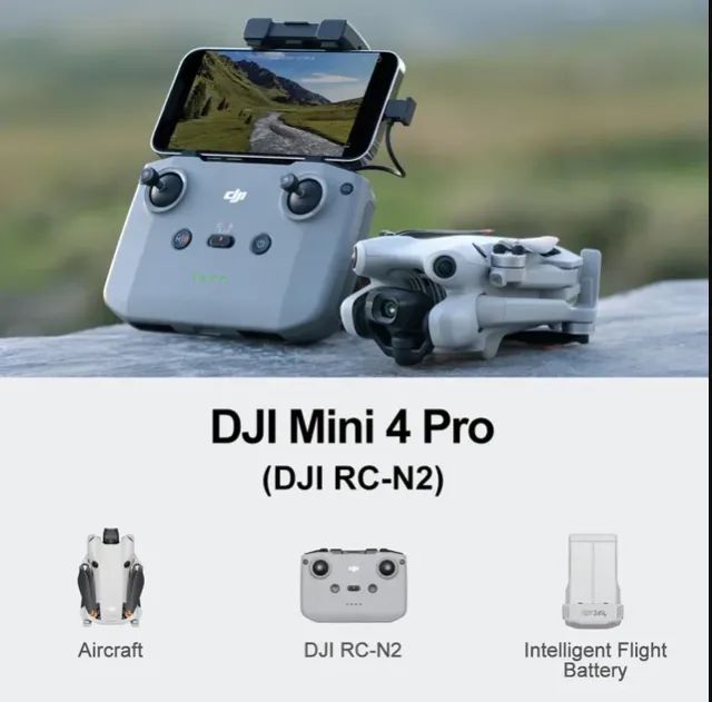 DJI Mini 4 Pro Com SmartController e sem SmartController - Foto 3
