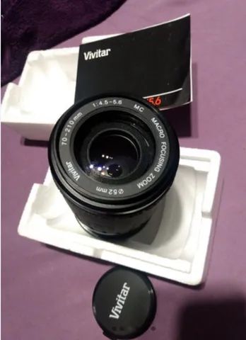 Objetiva Vivitar 70 - 210mm Com Macro 1:4x