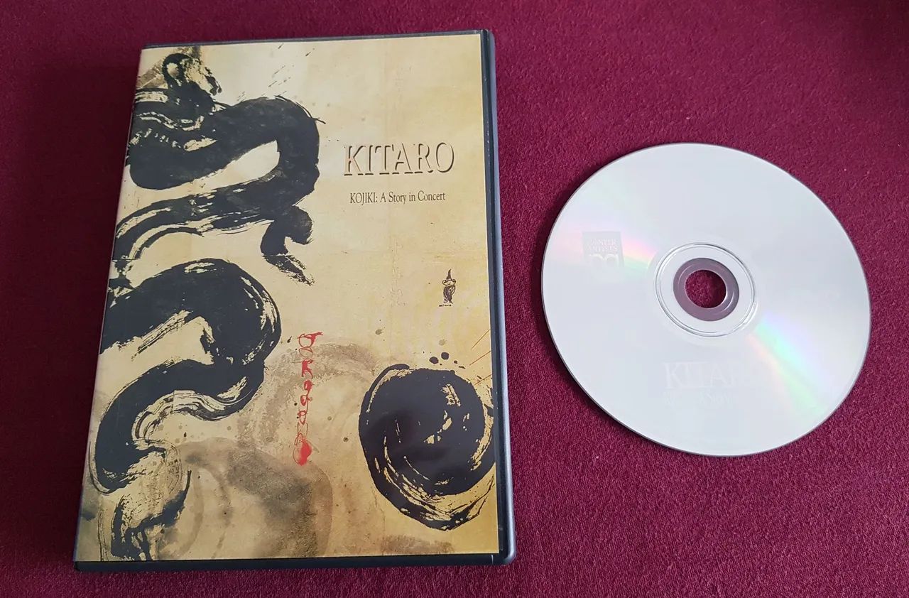 Kitaro - DVD(Kojiki A Story in Concert)+ CD japonês (In Person