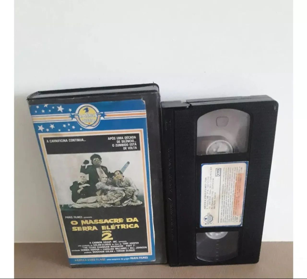 Trilogia em Fitas Vhs O Massacre da Serra Elétrica - Raridade - Foto 3