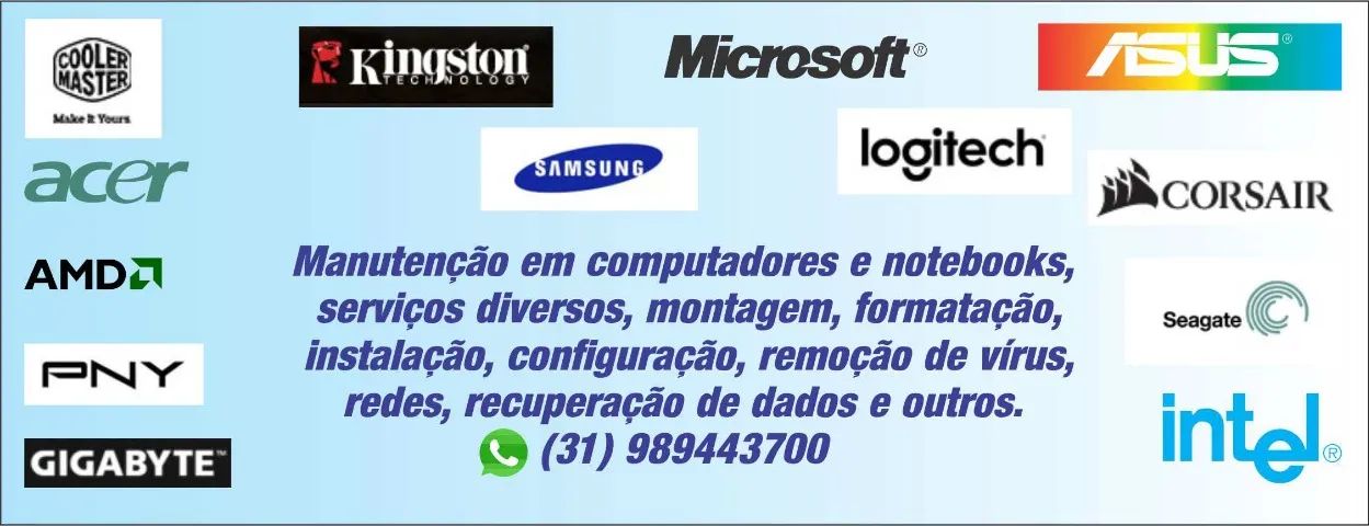 Manutenção em computadores e notebooks