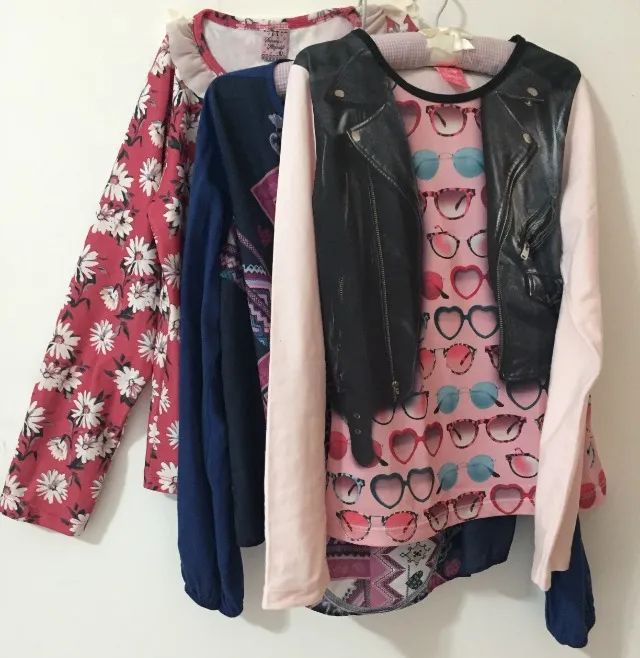 3 Blusas Tam. 10 _ Novíssima - Foto 5