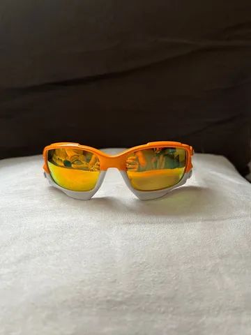 Óculos Oakley Jawbone laranja e branco - Foto 2