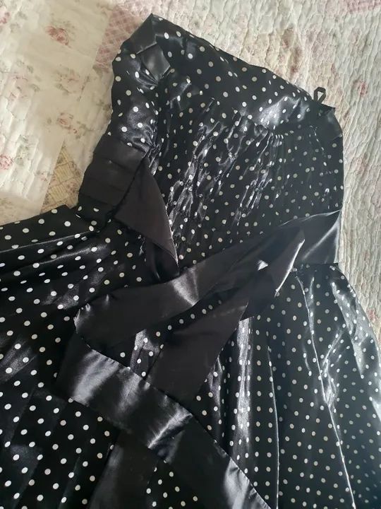 Vestido preto de poá - Foto 3