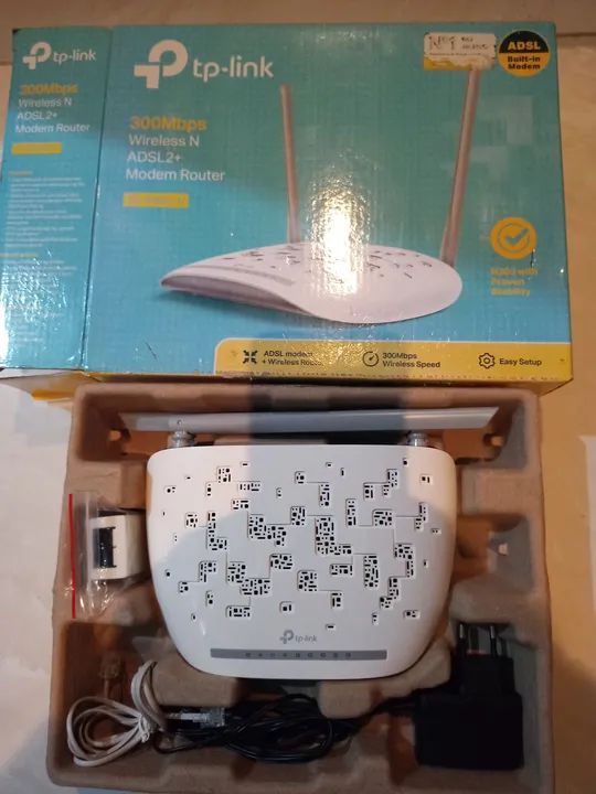 Modem ADSL2 + Roteador Wireless 300 Mbps TPLINK - Foto 3
