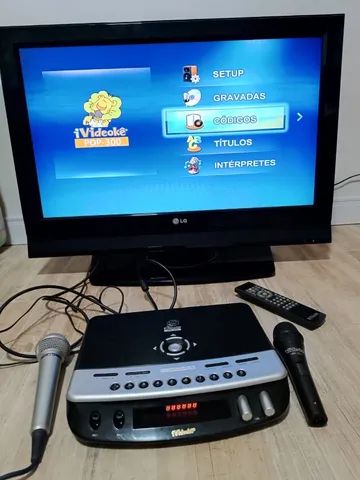 videoke som tv telão projetor locação venda