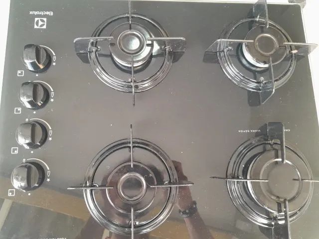 Cooktop 4 Bocas Electrolux a Gás GLP Preto - KE4GP - Foto 3