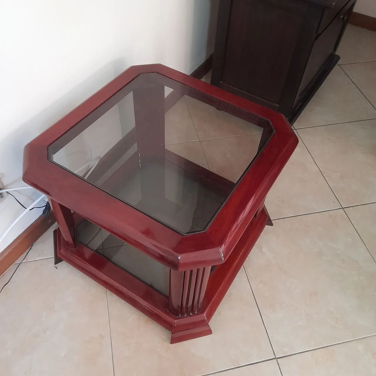 Mesa de centro tampo de vidro - Foto 2