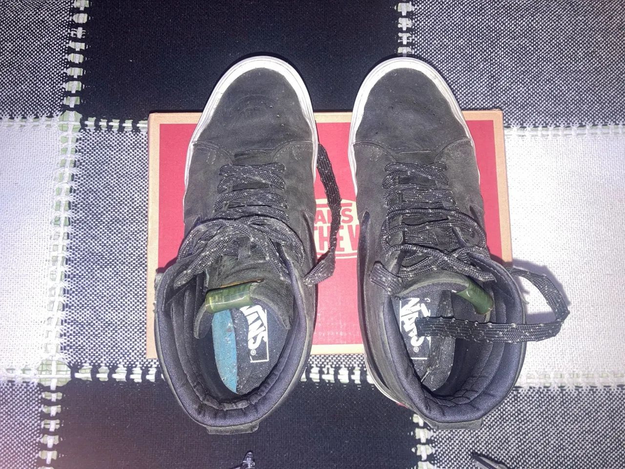 Tênis Vans Sk8-Hi Oliva escuro - Foto 4