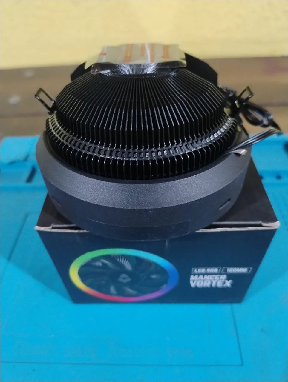 Cooler Para Processador Mancer Vortex Rainbow Rgb (SEM O SUPORTE) - Foto 5