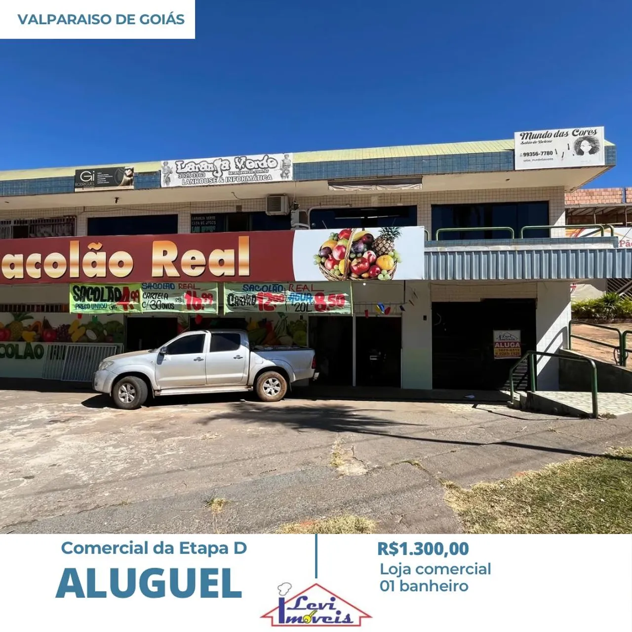Alugo loja comercial com 37m² na comercial da Etapa D