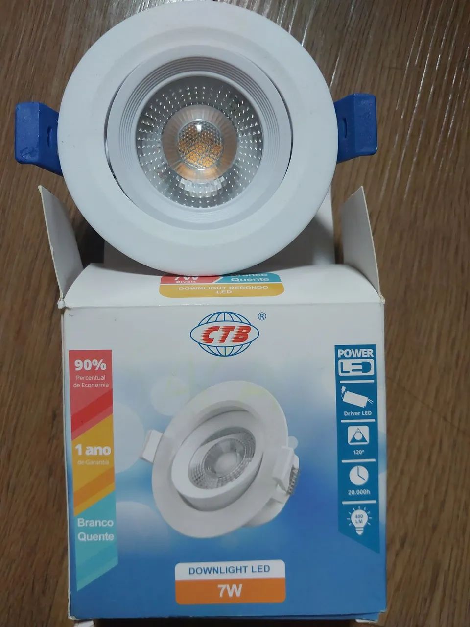 Refletor LED para Teto - Novo - Foto 3