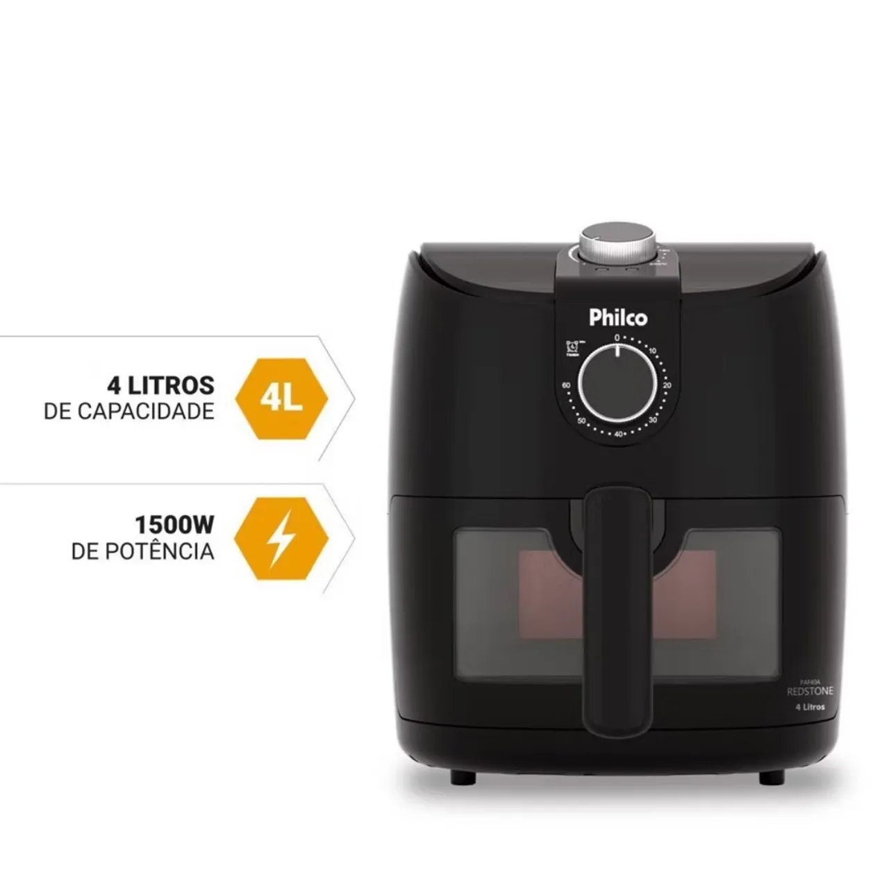 Air Fryer Philco Redstone 4 Litros 1500W