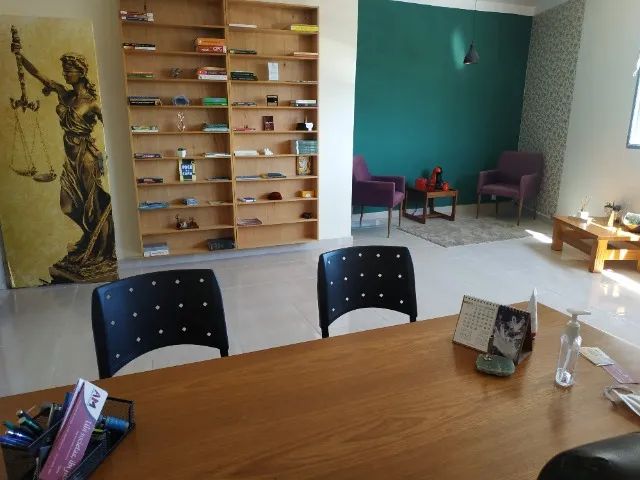 Mesa de escritório executiva em madeira  - Foto 5