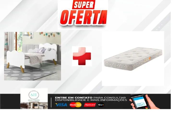 Promoção Mini Cama Angel + Colchão