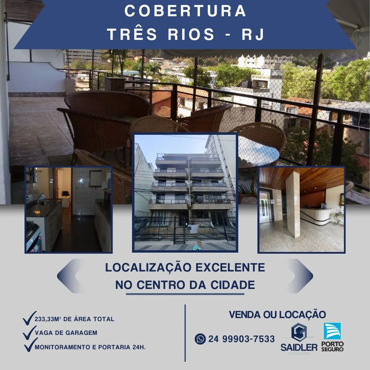 Cobertura linear em Três Rios RJ