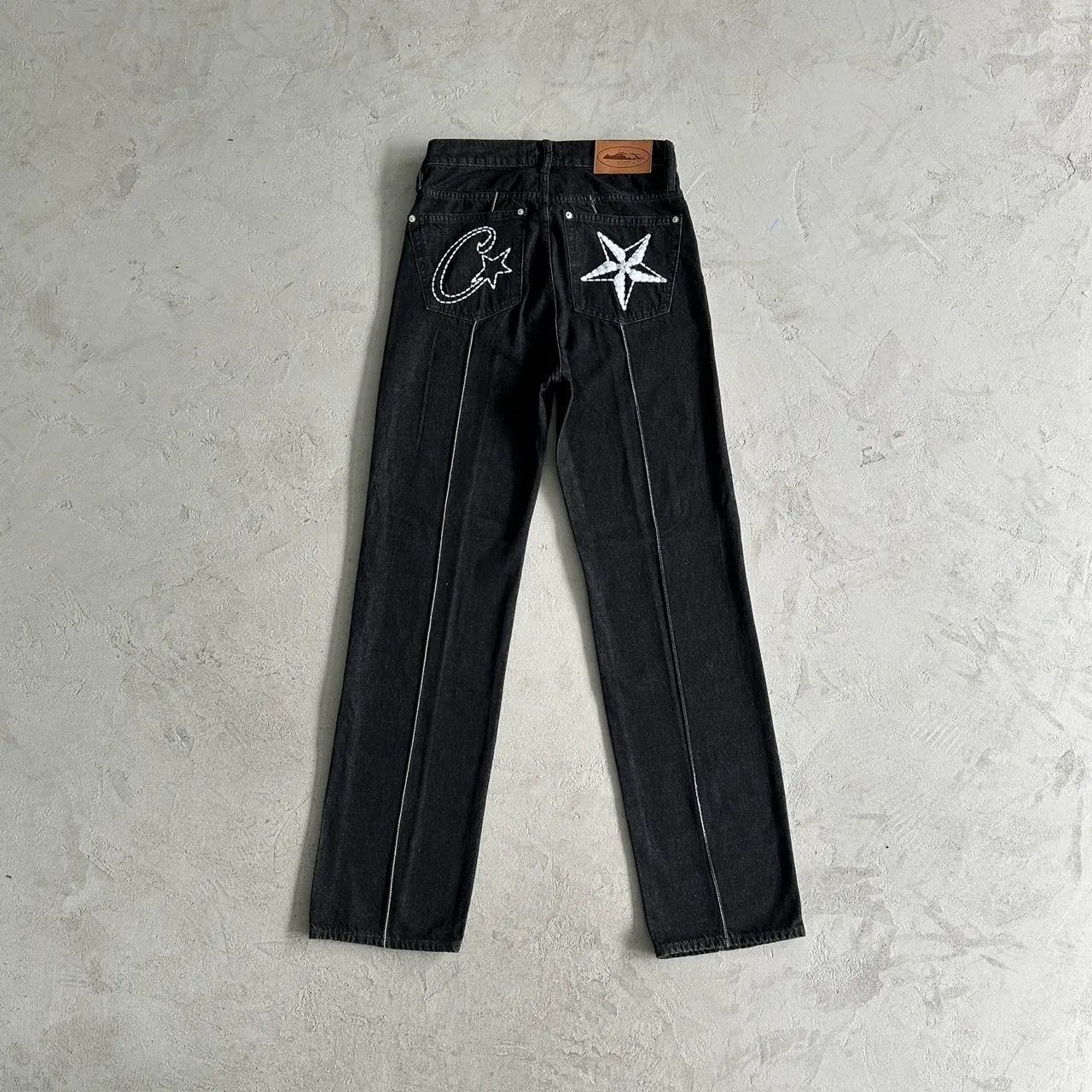 conjunto corteiz jeans black - seminovo - Roupas - São Defende