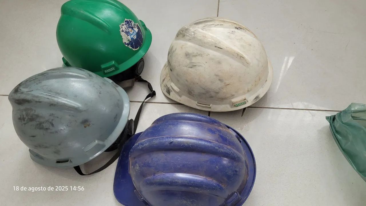 Doação Capacete EPI de segurança para obra - Foto 4