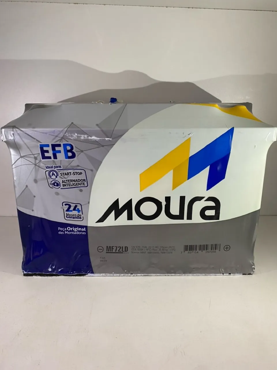 Bateria Moura EFB MF72LD Start-Stop - Original Montadoras