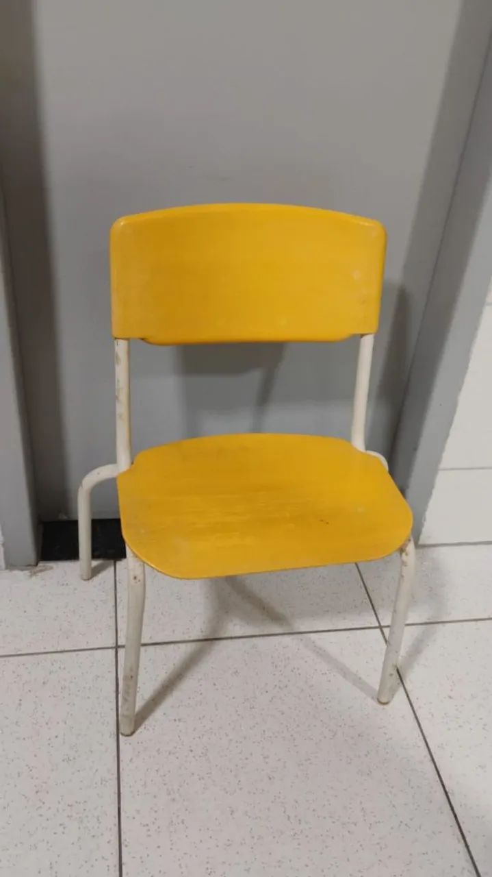 Conjunto Mesa Infantil com Cadeira Amarelo64573993736193121