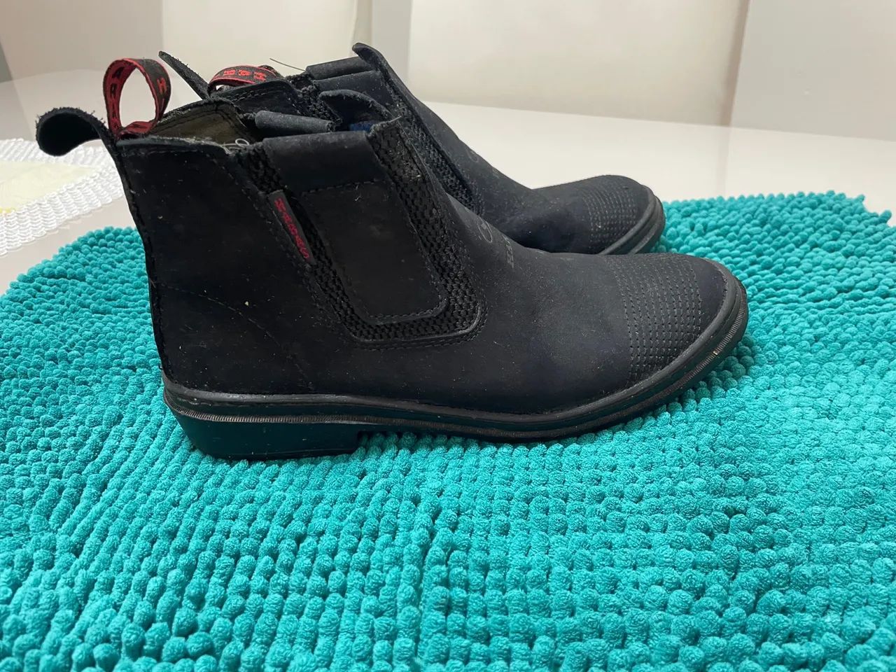 Botas de couro pretas - Foto 5