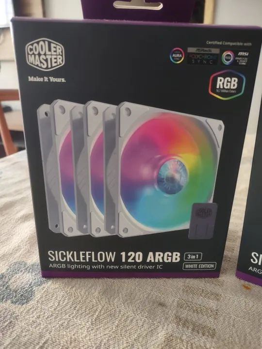 Cooler Master Sikleflow 120 ARGB Kit com 3 - Foto 2