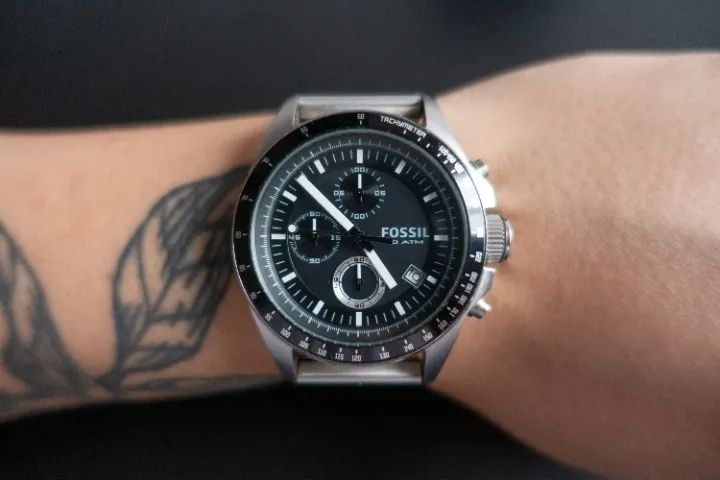 Relógio Fossil Decker Chronograph Mesh CH2602 na caixa original - Foto 4