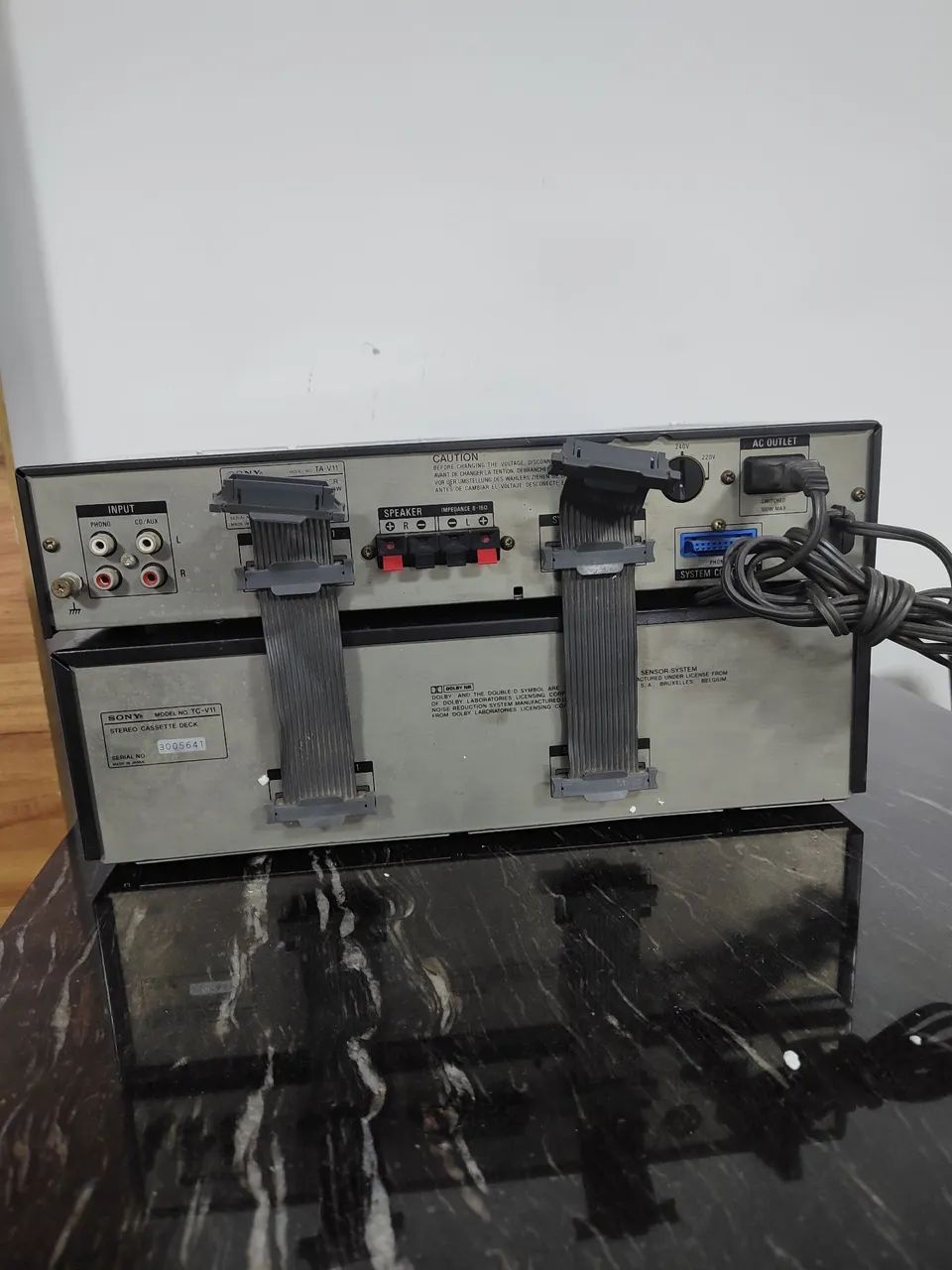 Conjunto Sony TA 11v TC 11v - Foto 4