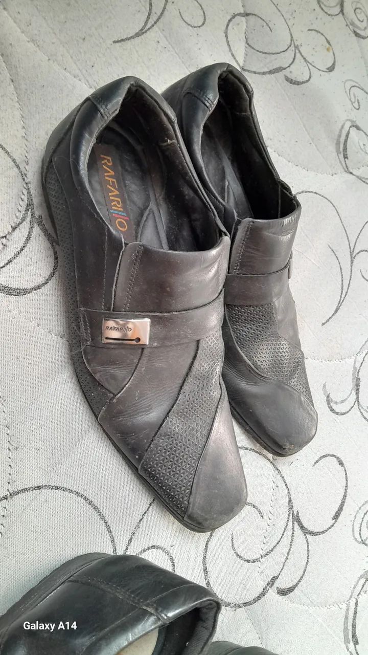 Sapatos Rafarillo Couro - Preto