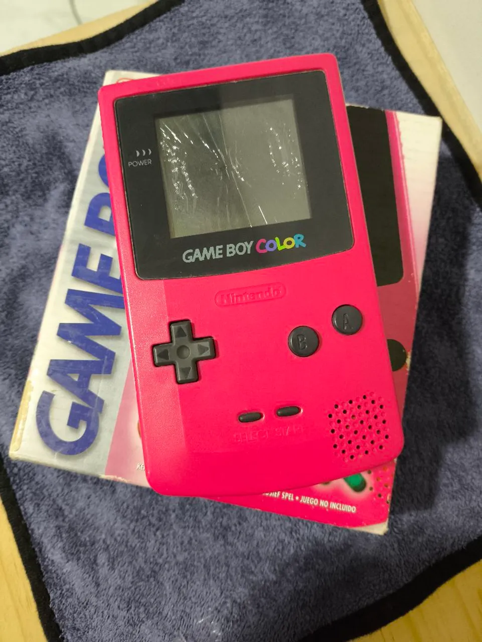 Nintendo Game Boy Color Rosa + Jogo