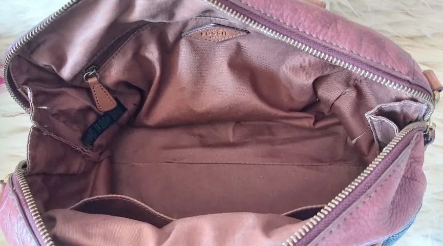Bolsa de couro fossil - Foto 4