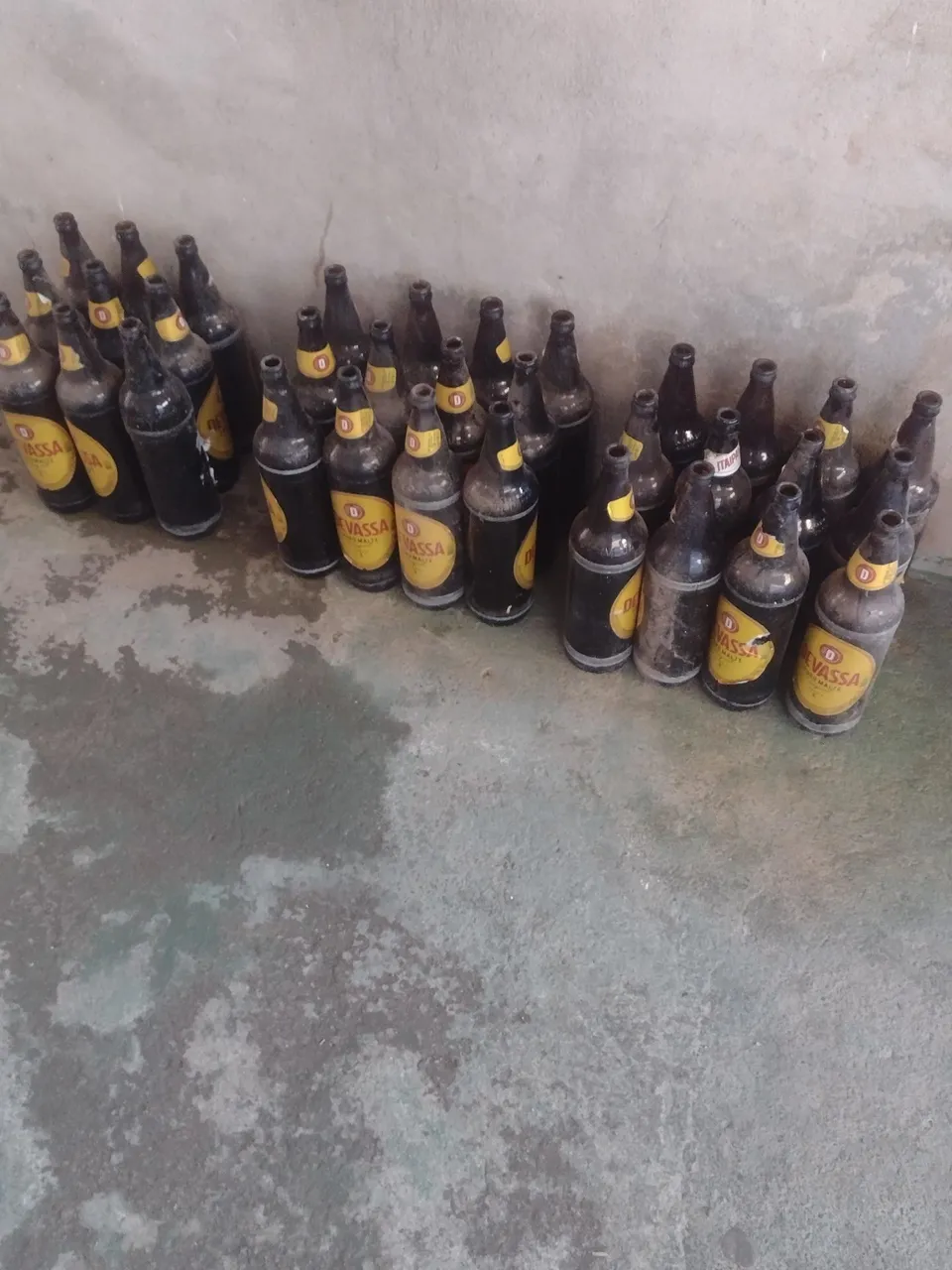 Lote de Garrafas de Vidro para Revenda