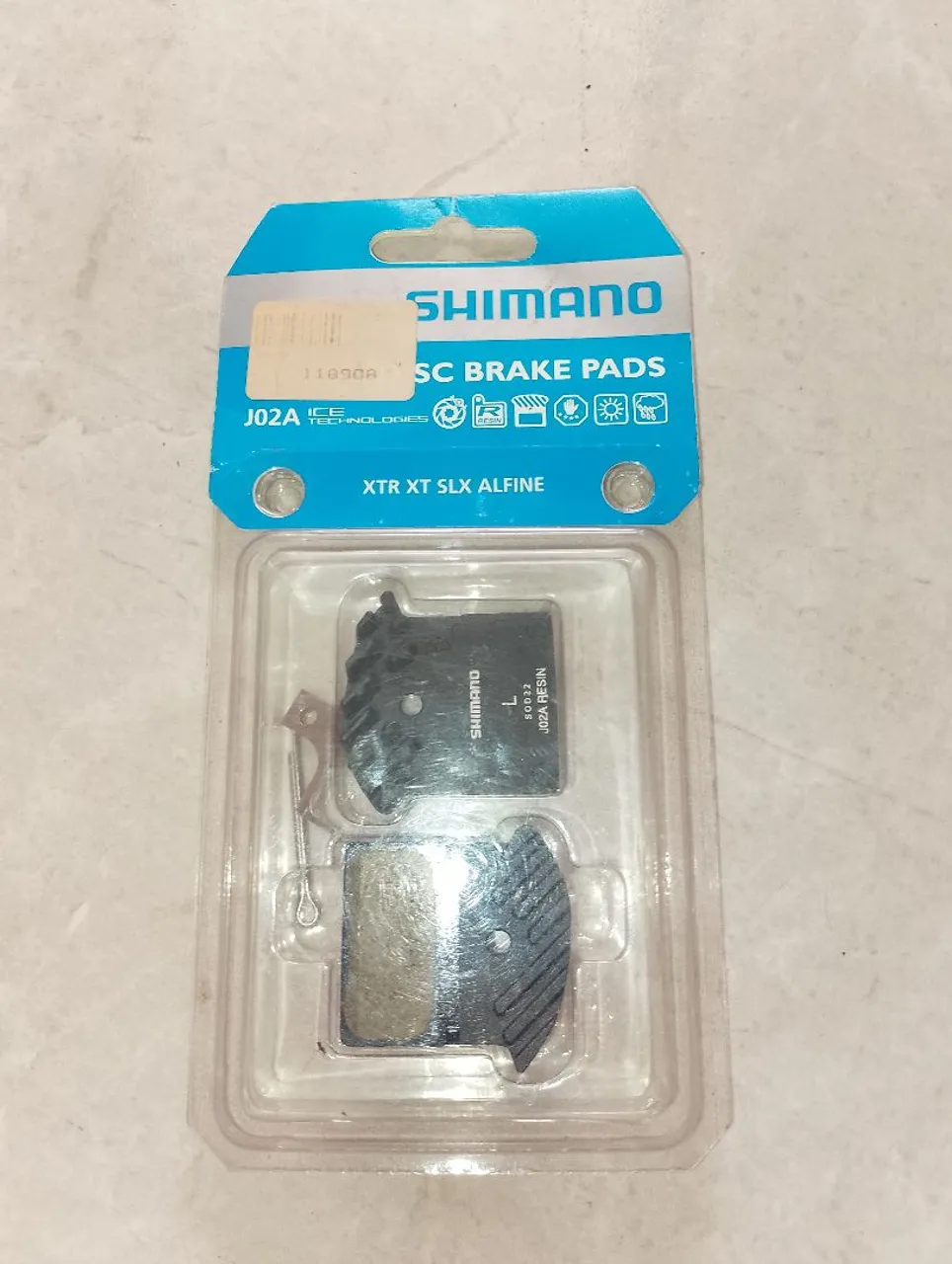 Pastilhas de Freio Shimano J02A Resin - XTR XT SLX ALFINE