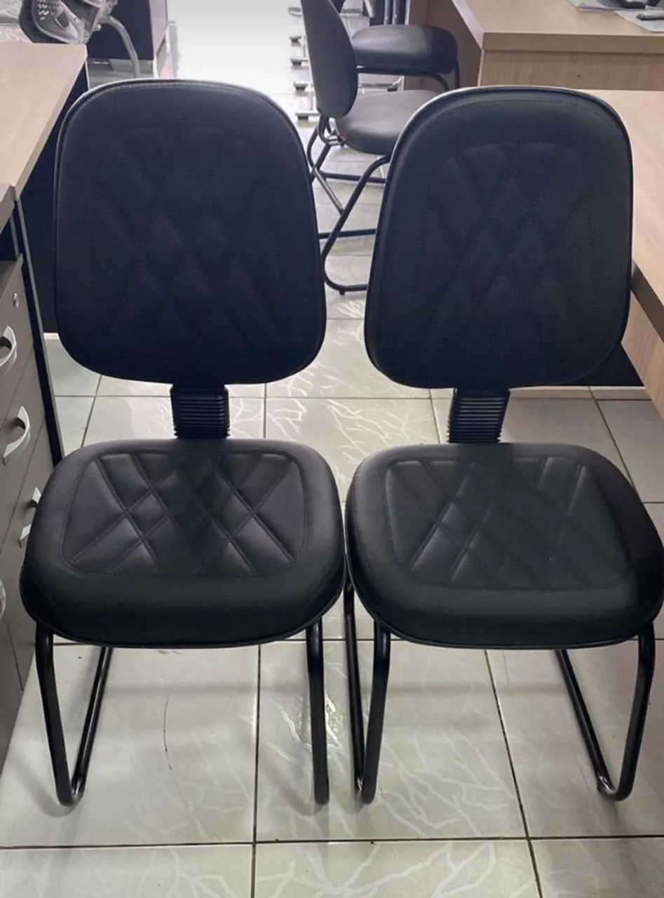 Conjunto cadeiras fixa diretor 