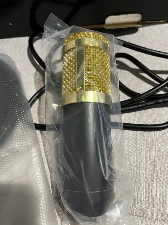 Microfone Condensador Profissional para Gravação