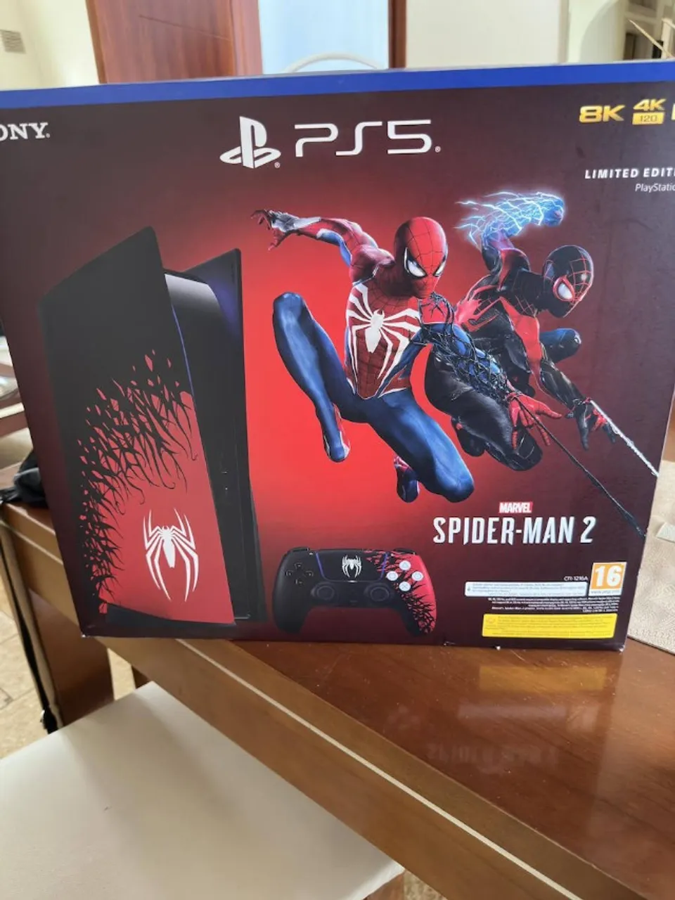 Playstation 5 com 2 controles e jogos