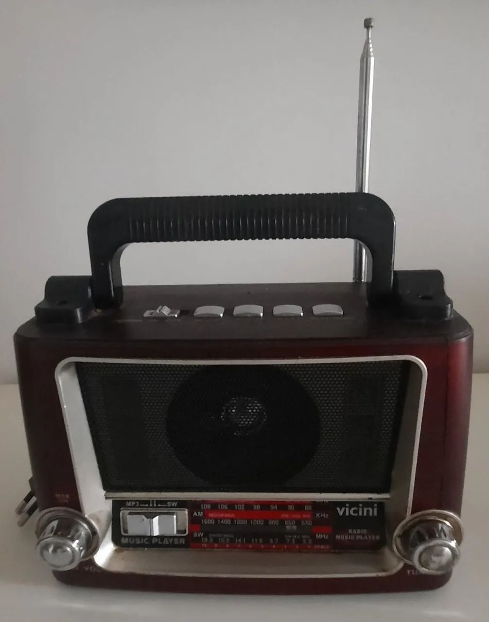 RÁDIO RETRÔ AM / FM / USB <br>