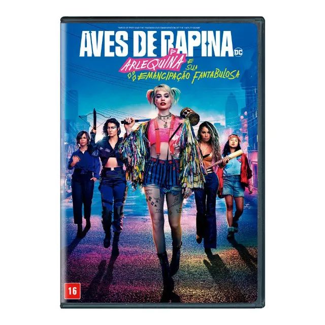 DVD - AVES DE RAPINA: ARLEQUINA SUA EMANCIPAÇÃO FANTABULOSA