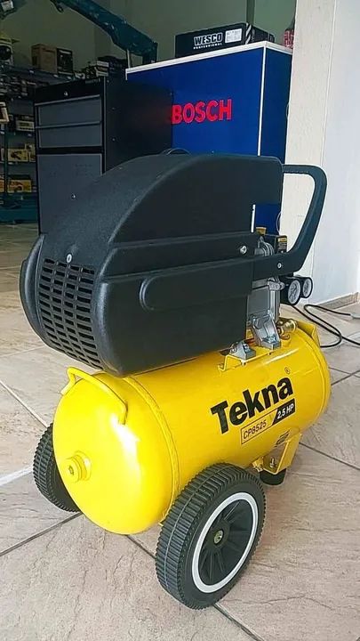 Compressor de Ar 24 Litros Motor 2.5hp 116psi - Tekna (Loja/Nova) - Foto 4