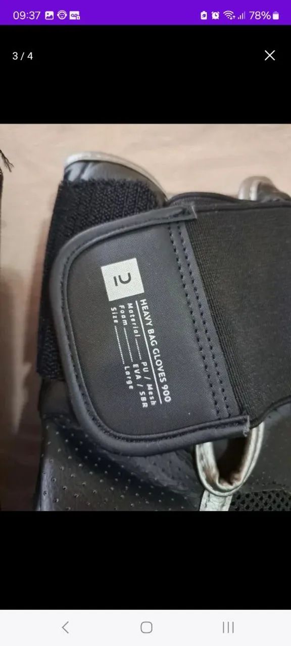 Luva de boxe sem uso desapegando  - Foto 4