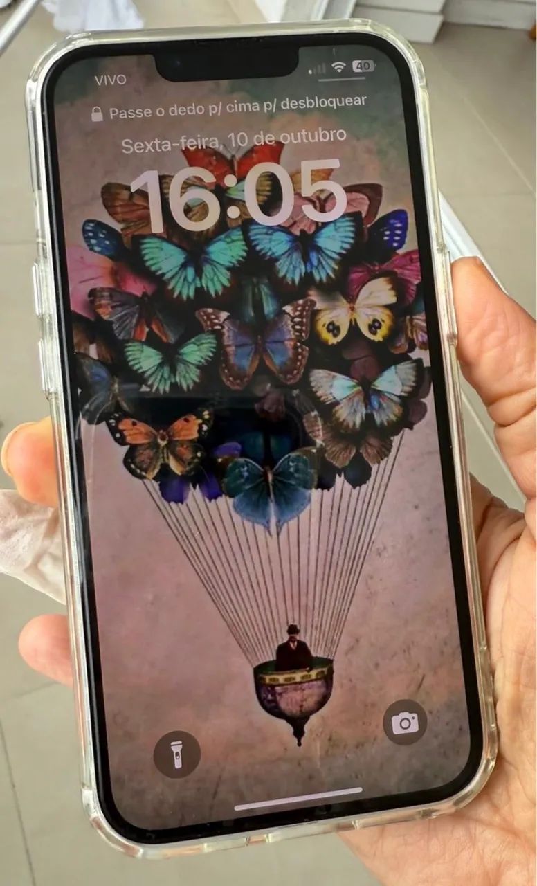 Iphone 13 PRO, 256gB cor Silver. Bateria 82%. - Celulares e