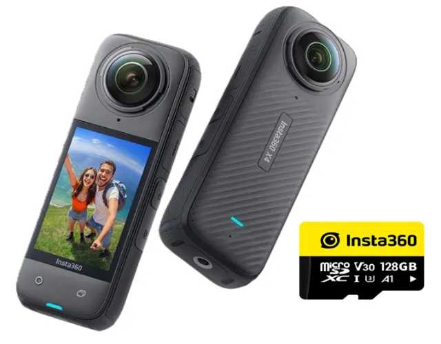 Câmera de Ação Insta360 X4 + Cartão 128GB [Original e Lacrada]