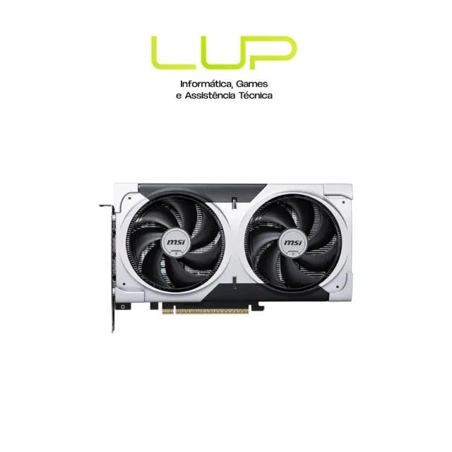 Placa de Vídeo MSI NVIDIA GeForce RTX 5060 Ti Ventus 2X OC, 8GB, GDDR7 - Nova lacrada  - Foto 2