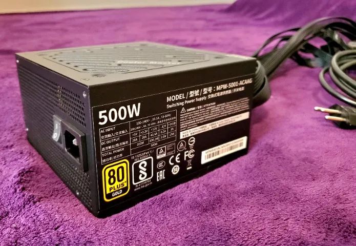 Fonte para computador gamer G500 Gold (certificado 80 plus gold) - Foto 2
