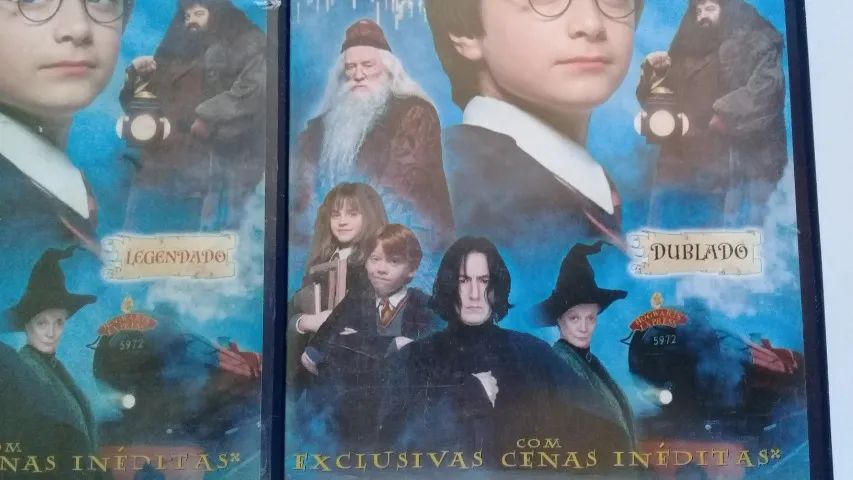 2 Vhs Harry Potter E A Pedra Filosofal - Legendado + Dublado - Foto 5