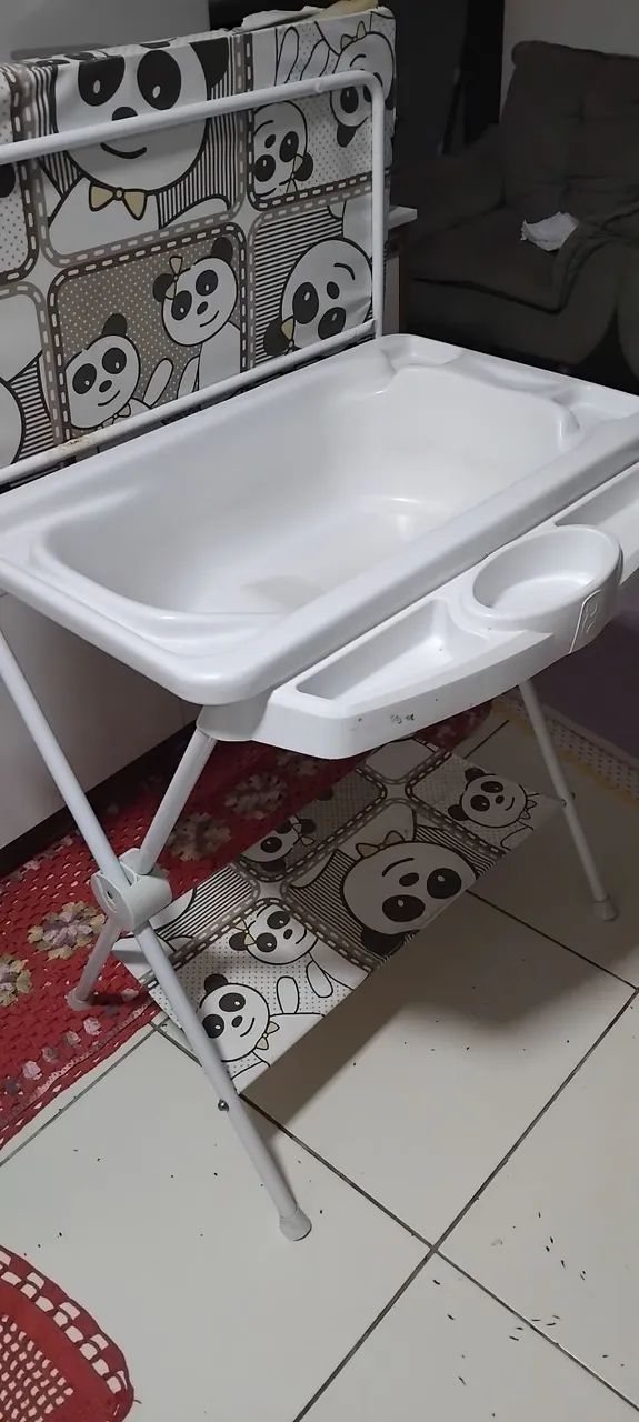 Banheira para Bebê com Trocador - Panda
