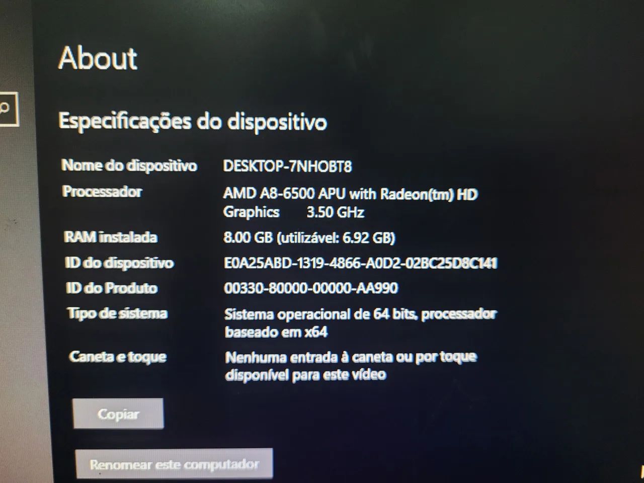 PC gamer completo amd a8 6500b placa de vídeo hd8570D 8gb ram - Foto 5