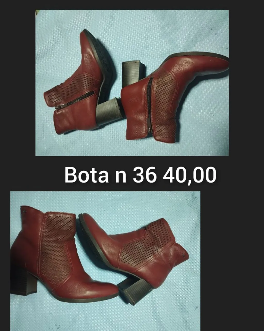 Bota Vermelha - Número 36